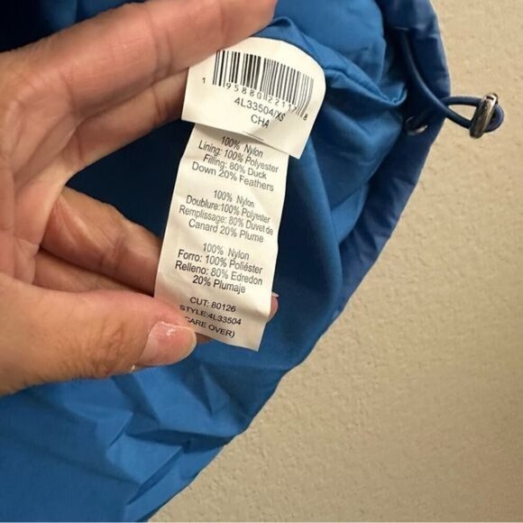 Karen Kane Caddie Baby Blue Puffer Vest Size XS - Picture 6 of 10